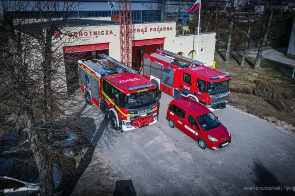 Pożary w Uzarzewie i Katarzynkach – interwencje strażaków