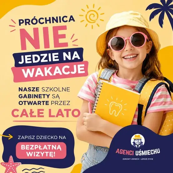 Szkolne gabinety dentystyczne czynne latem – warto skorzystać z wakacyjnej wizyty