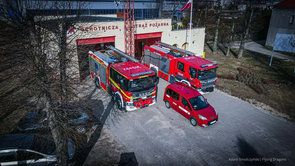 Pożar ścierniska we Wronczynie – strażacy z OSP Biskupice w akcji