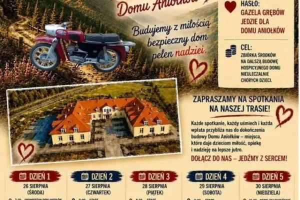 Motocykliści z rajd charytatywnego zawitają do Nowego Brzeska