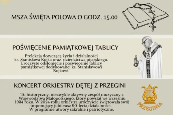Grębocin: „Ikona pamięci” – spotkanie z dziedzictwem pijarów i ks. Stanisława Rojka