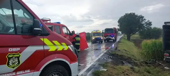 Tragiczny wypadek na DK79 w Książnicach Wielkich