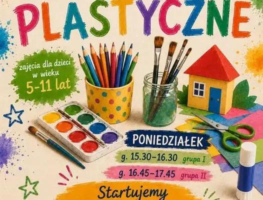 Zajęcia plastyczne dla dzieci w Proszowicach – start 5 października