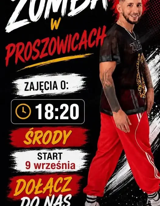 Zumba w Proszowicach – ruszają cotygodniowe zajęcia w CKiW