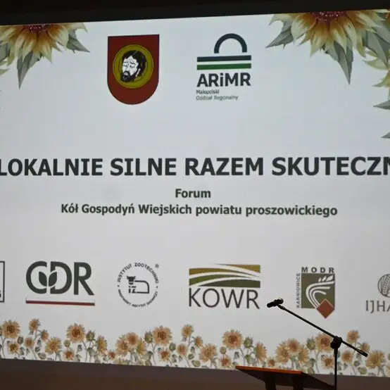Forum KGW w Proszowicach: „Lokalnie silne, razem skuteczne”